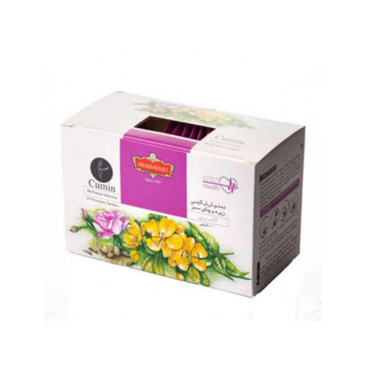 دمنوش تناسب اندام زیره و چای سبز 20 عددی موجوده