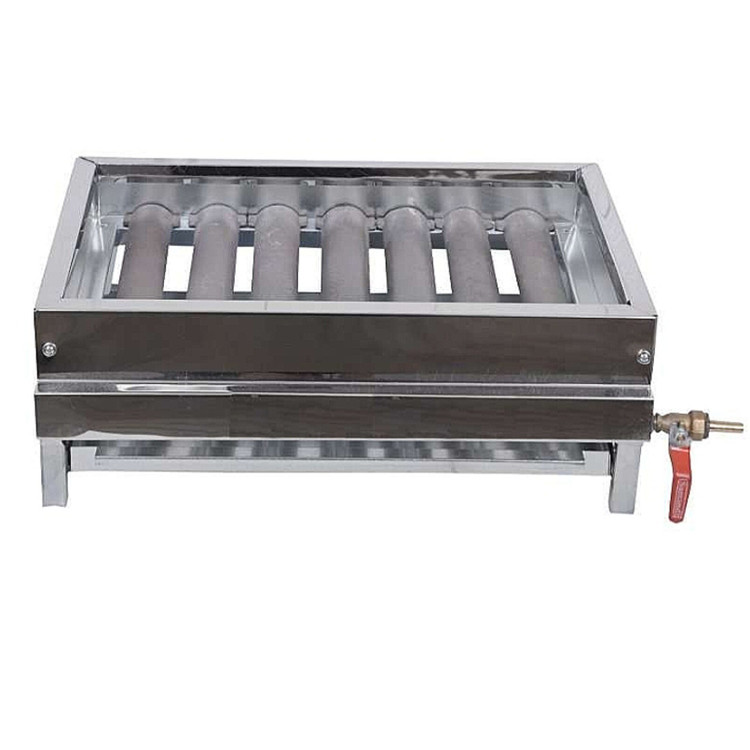 کباب پز گازی شیک و زیبا 7شعله ضدزنگ گازشهری