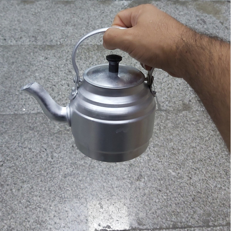 کتری تیزابی 0/75 لیتری (قوری روحی کوچک یا کتری روحی کوچک) دسته بالا سایز20