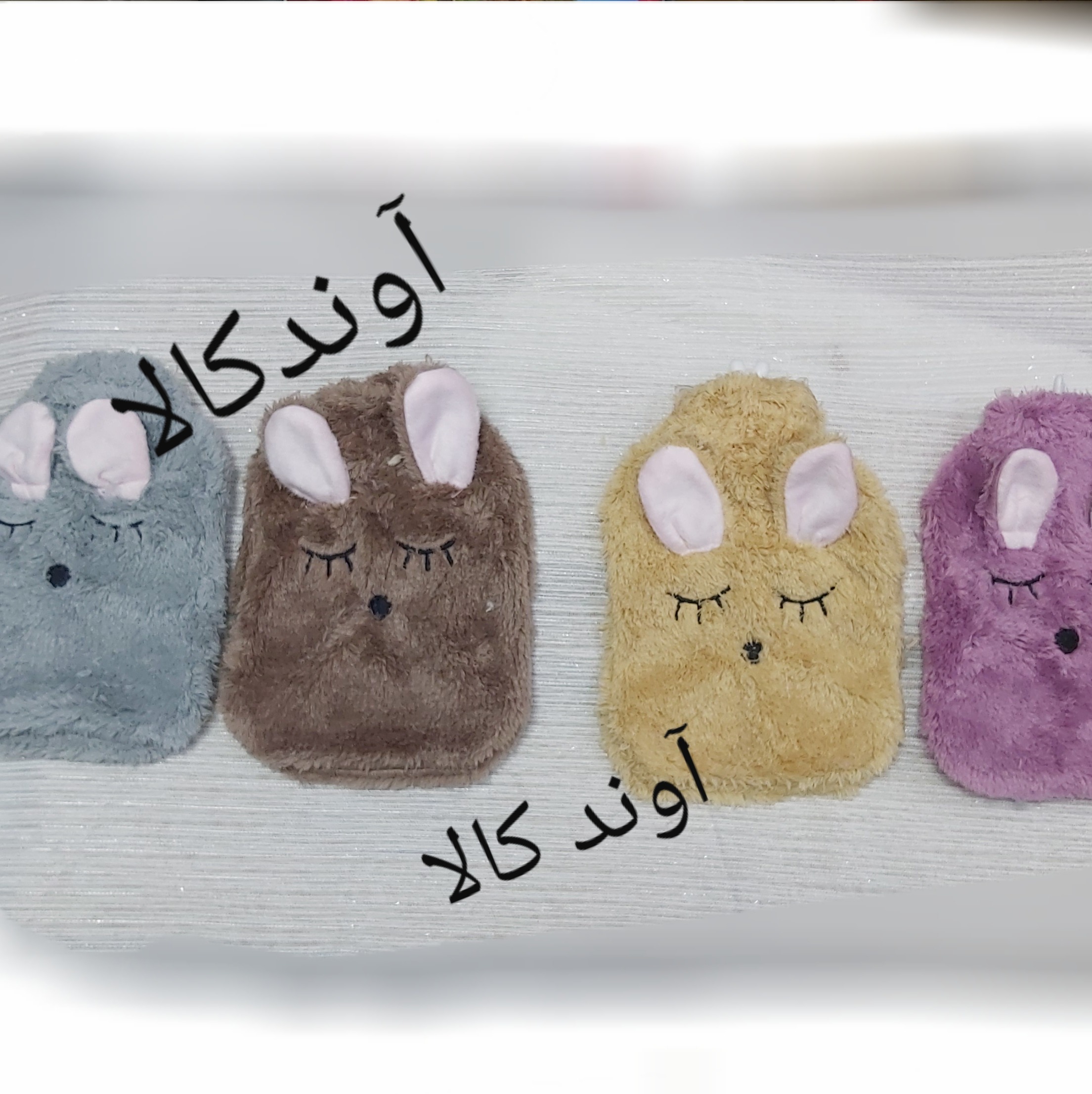 کیسه آب گرم عروسکی خزدار طرح خرگوش