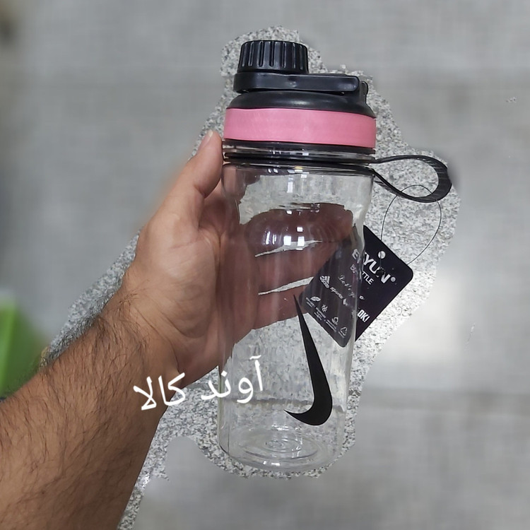 قمقمه باشگاهی نایک برند ایونEYUN نشکن درب آسان نوش جنس پلی پروبلین و اکرولیک قمقمه ورزشی..
