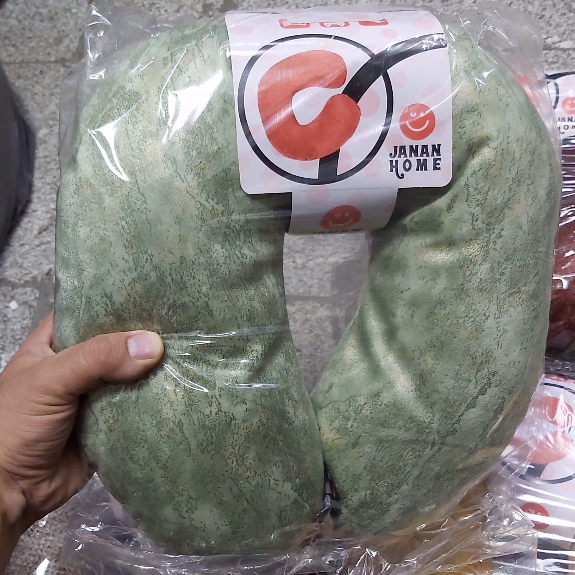 پشت گردنی پارچه ای توپُر طبی صندلی خودرو و اداری(پشتی گردنی خودرو)بالش دورگردنی Uپشتی مسافرتی