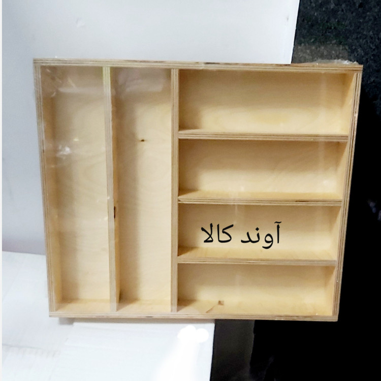 جا قاشقی چوبی استند چند کاره بزرگ کابینتی گیسوم(توضیحات خوانده شود) جاقاشق چنگال کابینتی