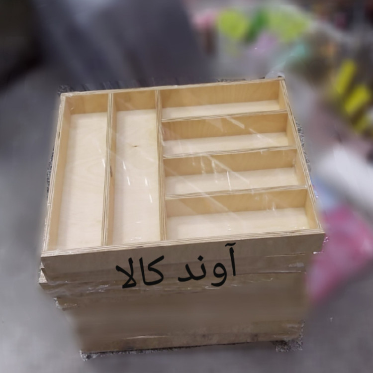 جا قاشقی چوبی استند چند کاره بزرگ کابینتی گیسوم(توضیحات خوانده شود) جاقاشق چنگال کابینتی