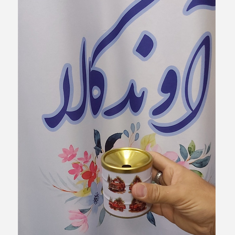 زیرسیگاری تمام فلز عکس دار(مخزن دار)