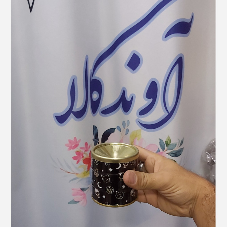 زیرسیگاری تمام فلز عکس دار(مخزن دار)