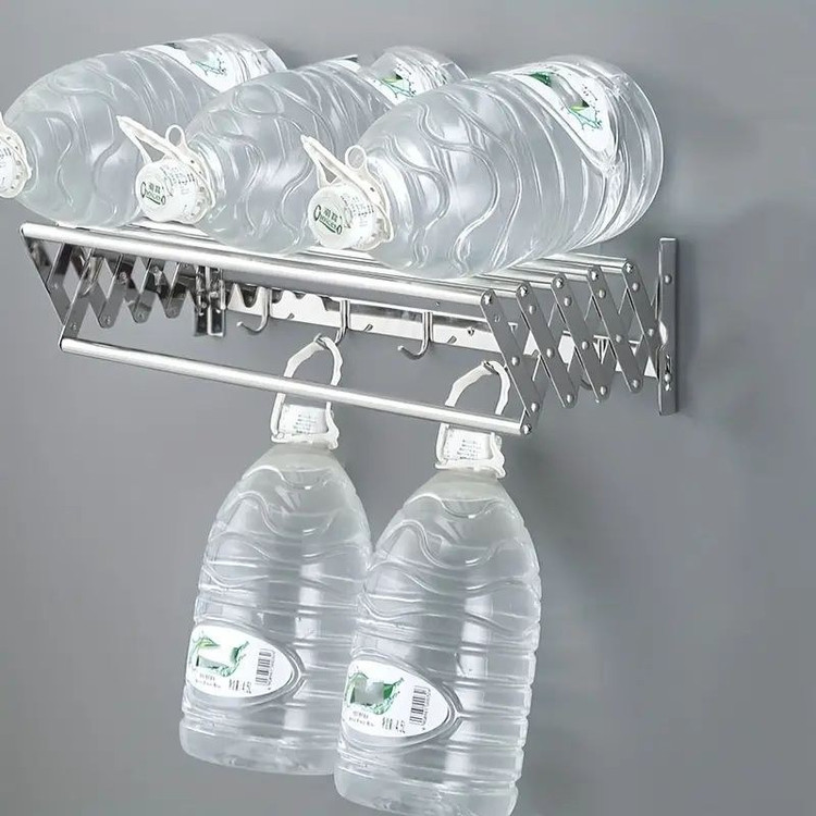 بند رخت دیواری تاشو(رخت آویز نرده ای ) تمام تصاویر را با دقت ببینید
