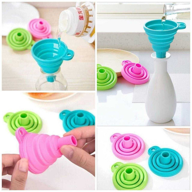 قیف سیلیکونی تاشو کوچک