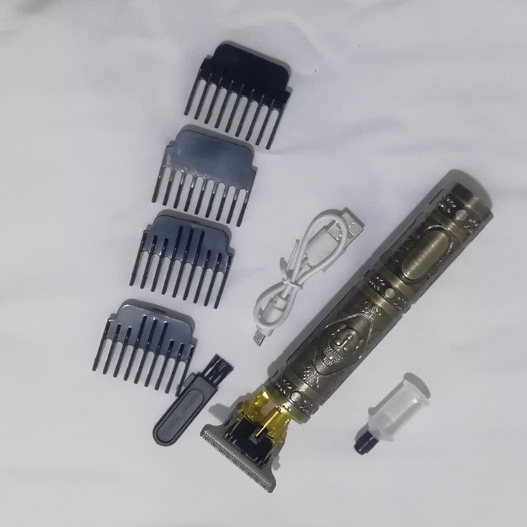 ماشین اصلاح سر و صورت شارژی وینتیج مدل T9 ماشین اصلاح صورت ماشین خط زن صورت ماشین اصلاح مسافرتی
