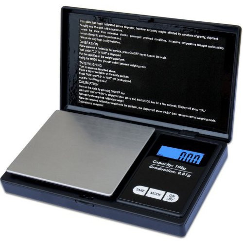 ترازو کتابی دیجیتال جیبی 500 گرمی دقت 0.01