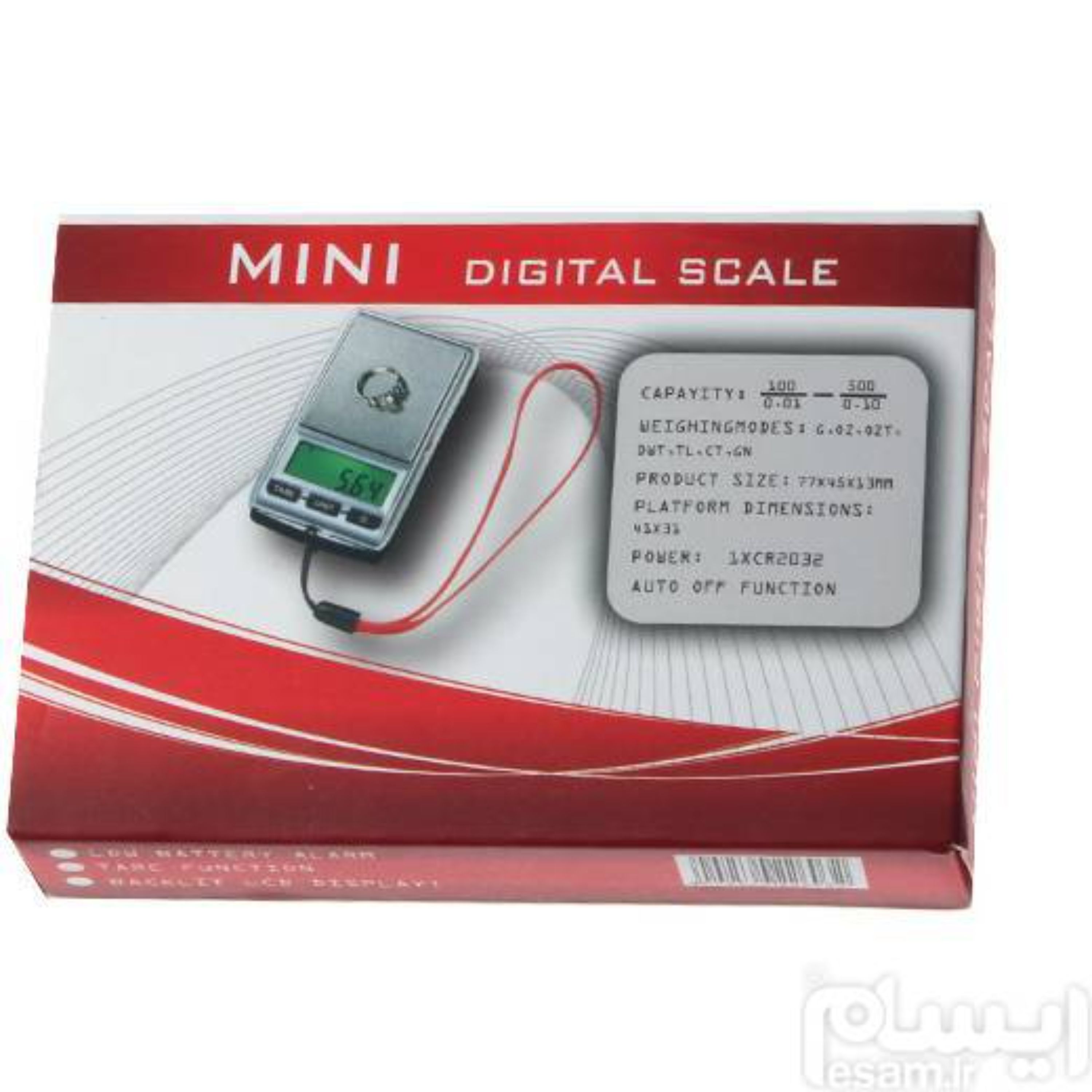 ترازوی دیجیتال 500 گرم زرگری دقت 0.01