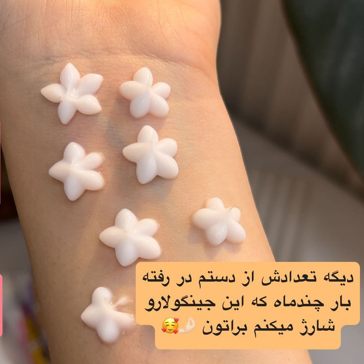 کرم دست شکوفه آبرسان فانتزی بستنی کیوت فانتزی رایحه هلو طرح خامه زن خوشبو نرم کننده دستها مینی کیفی مسافرتی کوچک
